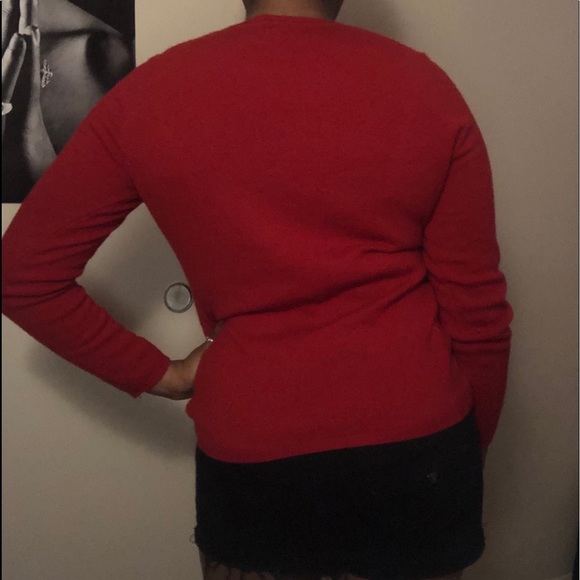 100% cashmere red sweater - Picture 2 of 5